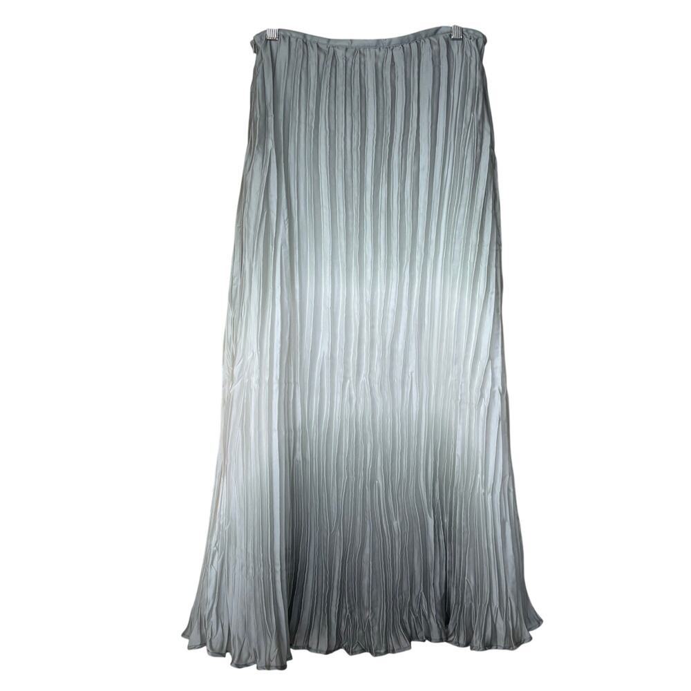 Chico's pleated gray ombre maxi skirt - Picture 2 of 3